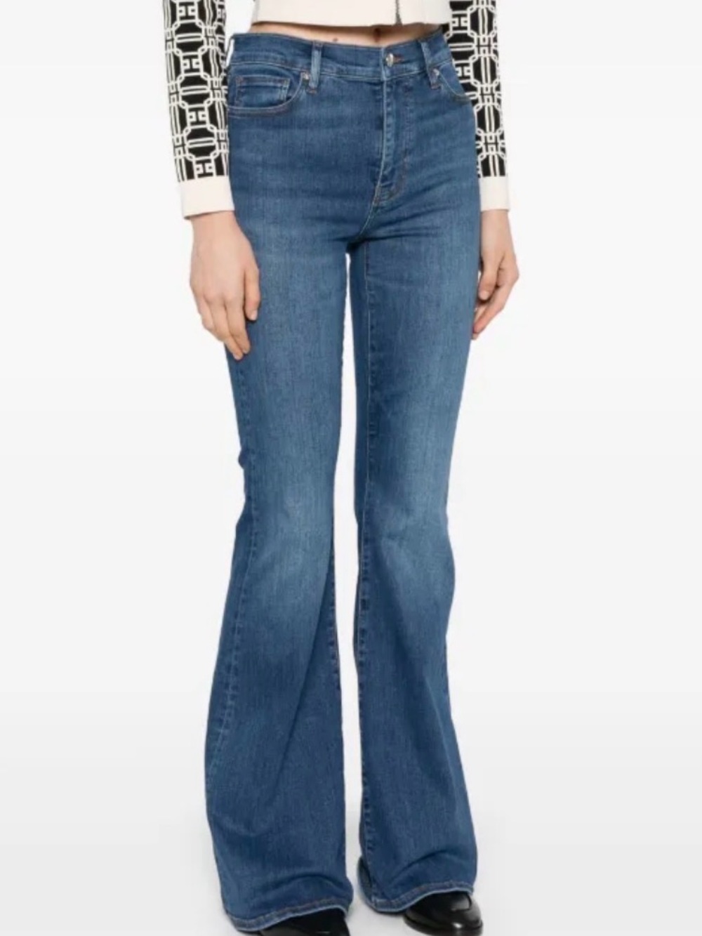 Frame Denim Dark Blue Flare Jeans